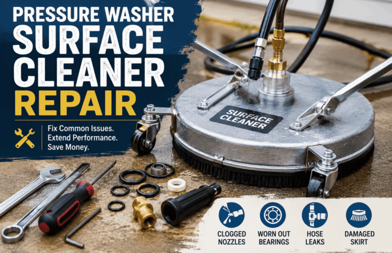 Pressure Washer Surface Cleaner Repair: Common Problems & How to Fix Them Fast